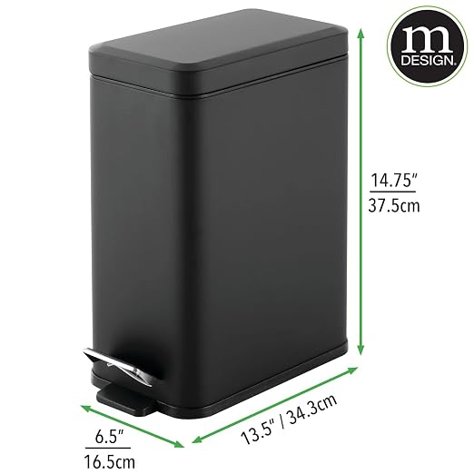 mDesign Pedal Bin — Waste Bin - Image 7