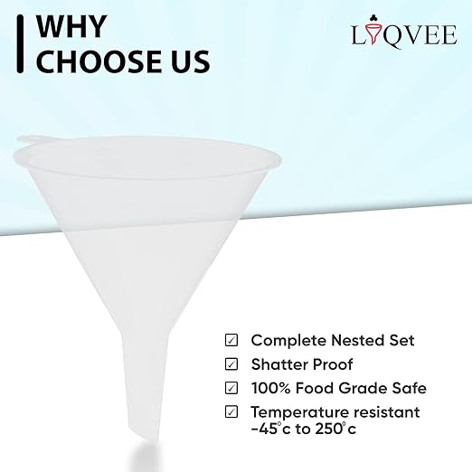 Funnel Set - Durable, Food-Grade Plastic funnels - Image 6