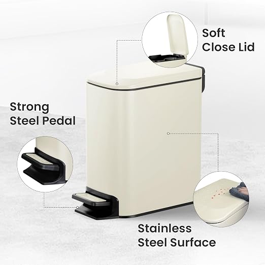 Cesun Small Bathroom Trash Can - Image 4