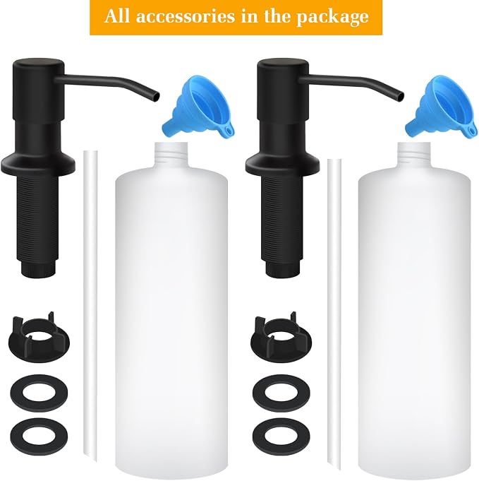 Soap Dispenser for Kitchen Sink, Built in Sink Soap Dispenser Lotion Dispenser - Image 7