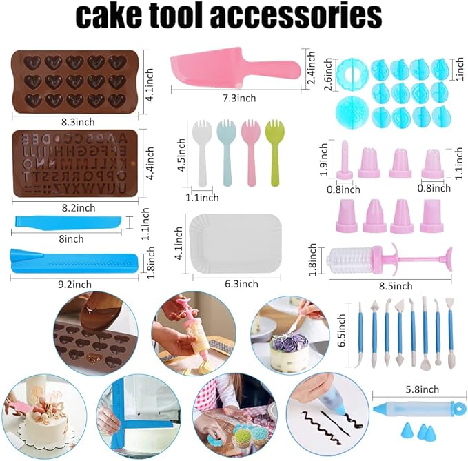 Cake Decorating Kit, Cake Baking Set Tools - Image 7
