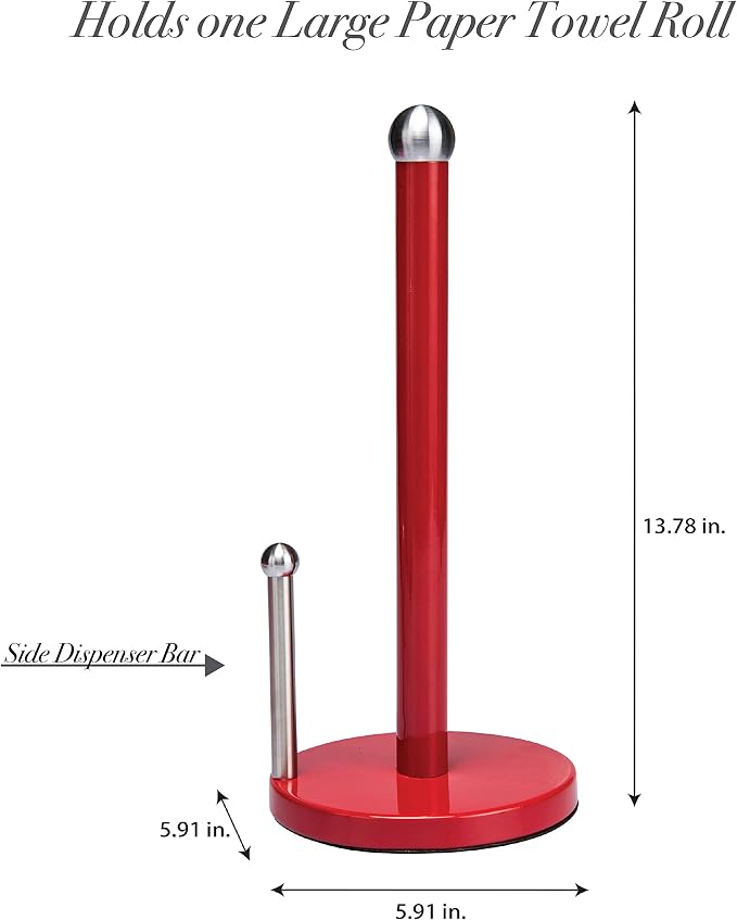 Kitchen Details Paper Towel Holder in Red - Image 5