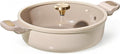 CAROTE 4.5Quart Stock Pot with Lid, Non Toxic Ceramic Soup Pot, Nonstick by CAROTE