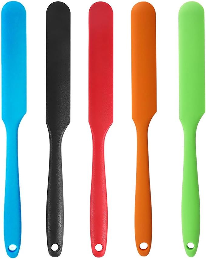 5 Pcs Silicone Jar Spatulas, Sourdough Spatula by GZLT