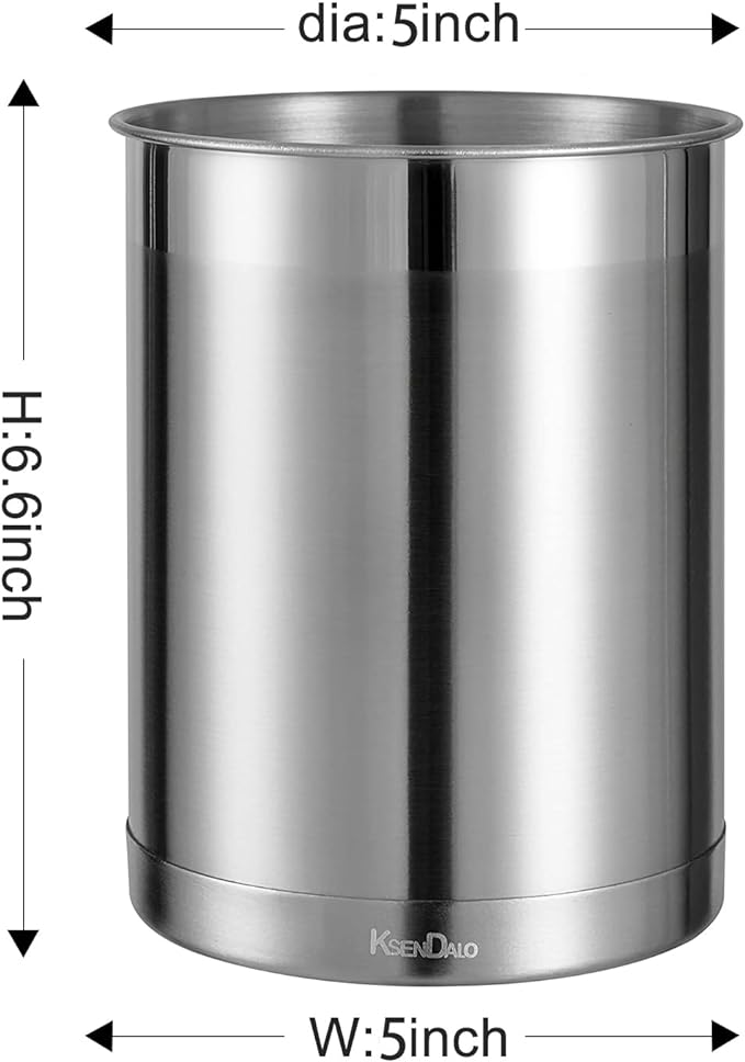 KSENDALO Stainless Steel Utensil Holder - Image 7