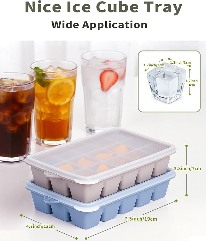 Upgraded Silicone Ice Cube Trays - Image 6