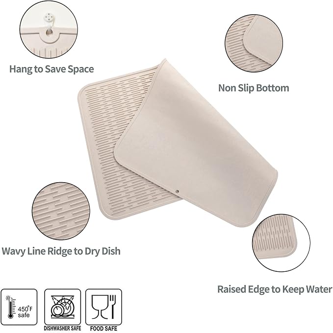 MicoYang Silicone Dish Drying Mat - Image 3