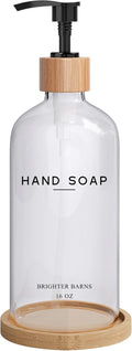 Glass Hand Soap Dispenser Bathroom Set by Brighter Barns by BrighterBarns