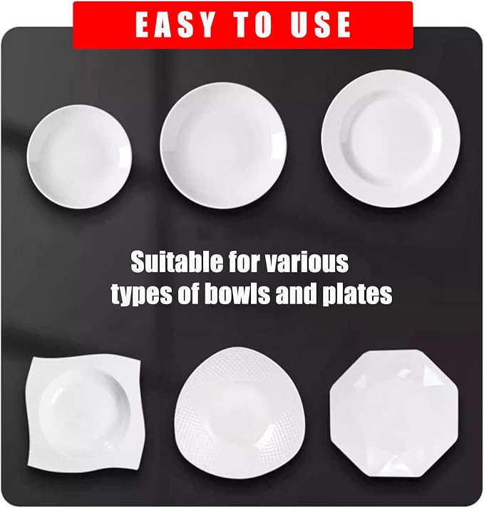 300 Pcs Plastic Bowl Covers Stretch Edging Disposable Food Covers Flexible - Image 4