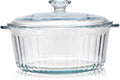 Round Glass Casserole Baking Dish by Unknown