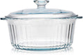 Round Glass Casserole Baking Dish by Unknown