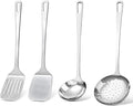 4 Pcs Cooking Utensils Set, Stainless Steel Kitchen Utensils, Heat Resistant by Unknown