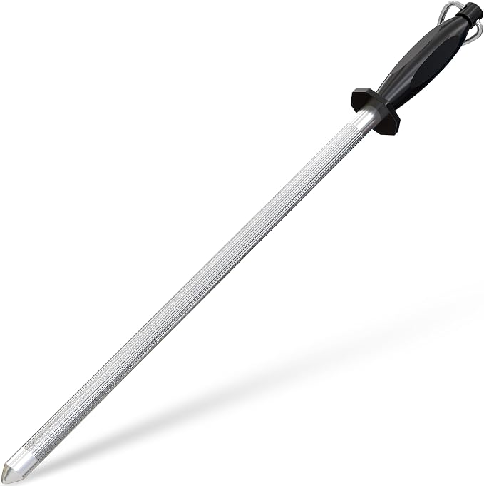 Utopia Kitchen Knife Sharpener Rod 12 Inch, Professional Honing Rod by UTOPIAKITCHEN