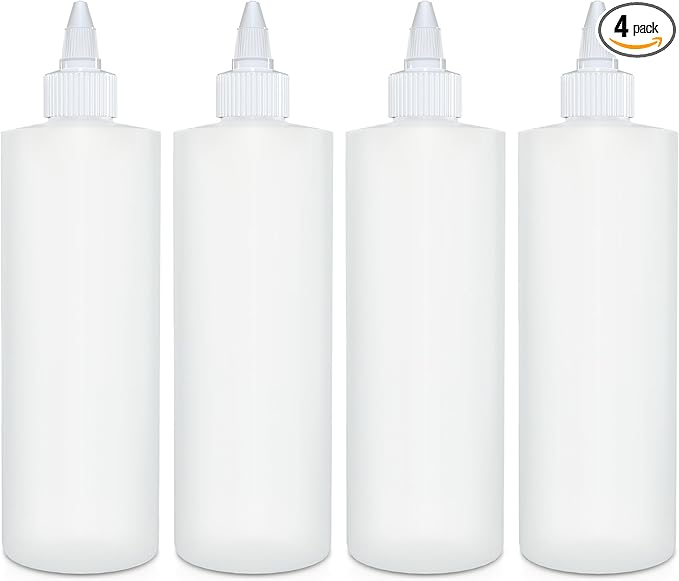 BRIGHTFROM Condiment Squeeze Bottles, 16 OZ Empty Squirt Bottle by BRIGHTFROM