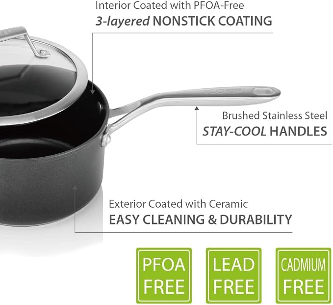 TECHEF - Onyx Collection - 2-quart Saucepan - Image 6