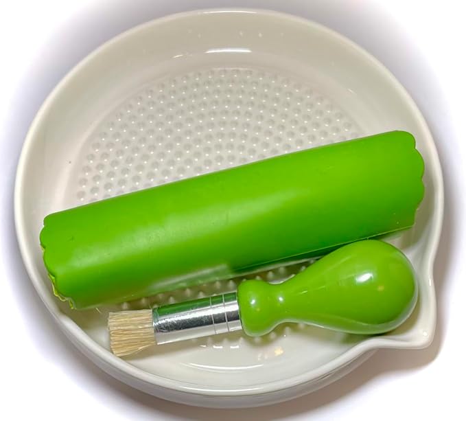 BonCera, Premium Ceramic Garlic Grater Plate 3-Piece Set - Image 2