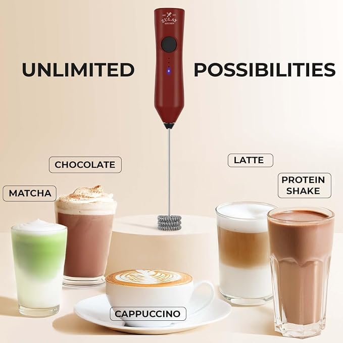 Zulay Kitchen Rechargeable Milk Frother - Image 6