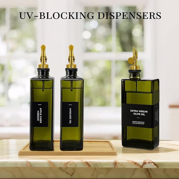 Olive Oil Dispenser Bottle for Kitchen - Image 2