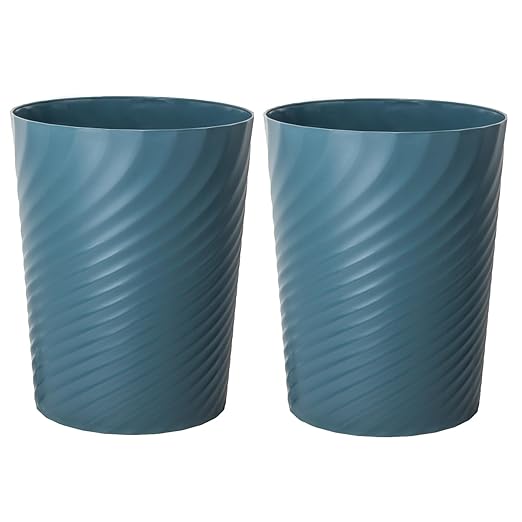 UUJOLY Plastic Small Trash Can Wastebasket, Garbage Container Basket by UUJOLY