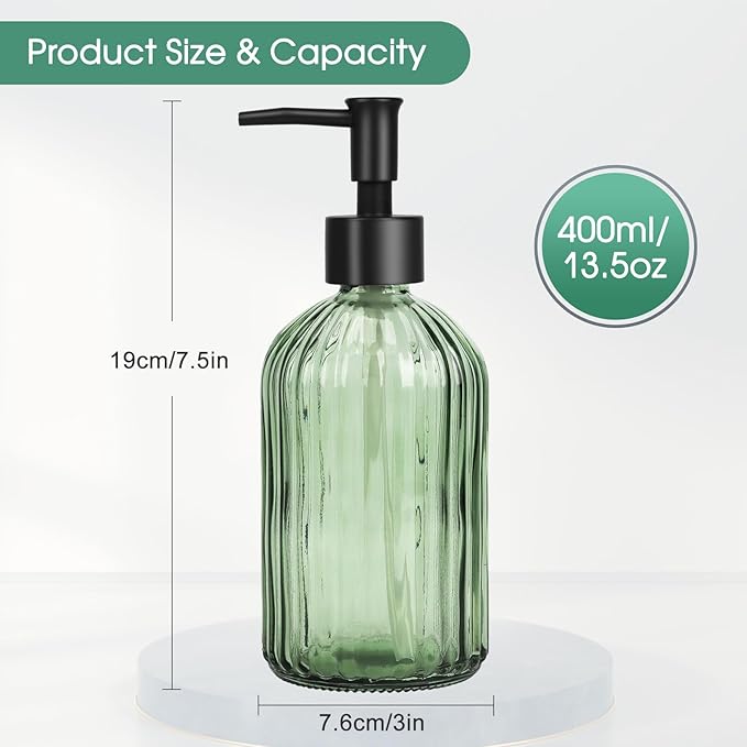 Topsky Glass Soap Dispenser - Image 5