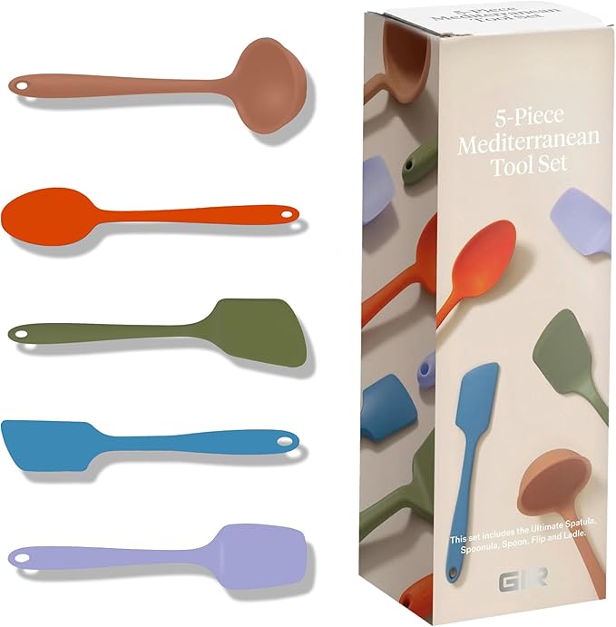 GIR: Get It Right 5 Piece Silicone Ultimate Kitchen Utensils Set by GIRGetItRight
