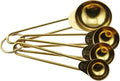 4PCS Gold Stainless Steel Measuring Spoon Set Durable by Unknown