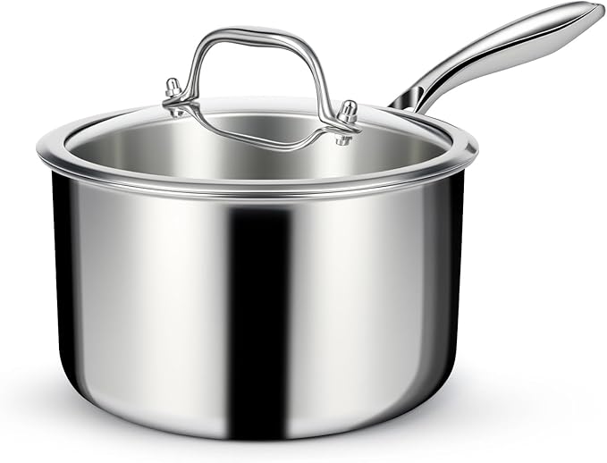 EWFEN 3 Ply Stainless Steel Saucepan by EWFEN