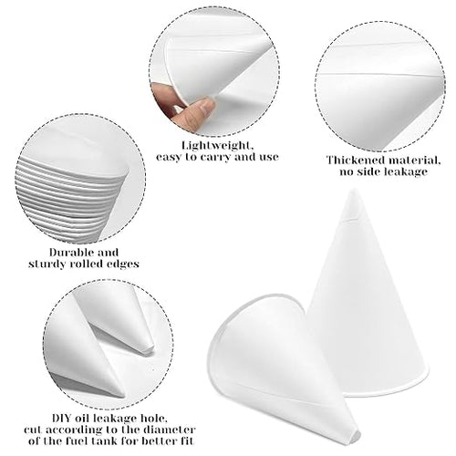 50 Disposable Funnels for Motor Oil & Other Liquids - Image 2