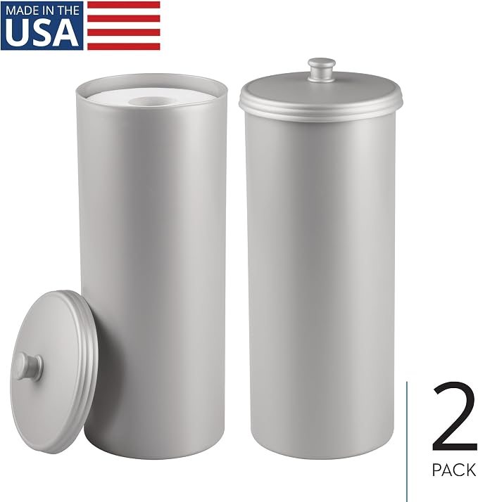 iDesign Freestanding Bathroom Toilet Paper Storage Holder - Image 2