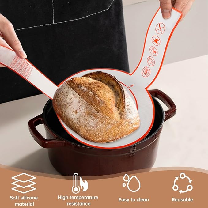 Bread Making Tools and Baking Supplies Sets, Danish Dough Whisk - Image 6