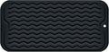 Silicone Dish Drying Mat, Non-Slip Easy Clean Sink Mat Large Heat-resistant by MODENGKONGJIAN