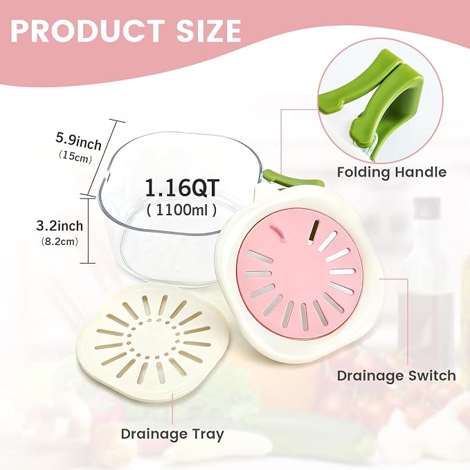 Fruit Vegetable Washer Cleaning Bowl - Image 6