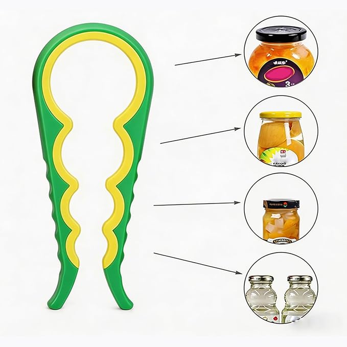 Jar Opener for Seniors with Arthritis, Jar Opener for Weak Hands, 5-in-1 Bottle - Image 6
