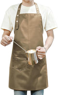 Art Aprons for Painting Pottery Ceramics, Mens Women Kitchen Cooking Aprons by MORNITE