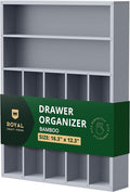 ROYAL CRAFT WOOD Luxury Bamboo Kitchen Drawer Organizer by RoyalCraftWood
