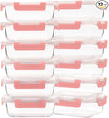 GULFLIN Glass Meal Prep Containers 12-Pack, 22oz Glass Food Storage Containers by GULFLIN