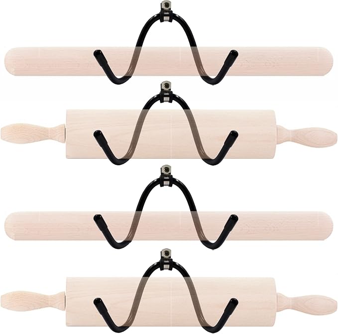 YYST Rolling Pin Holder Rolling Pin Display Rack Rolling Pin Storage - Image 6