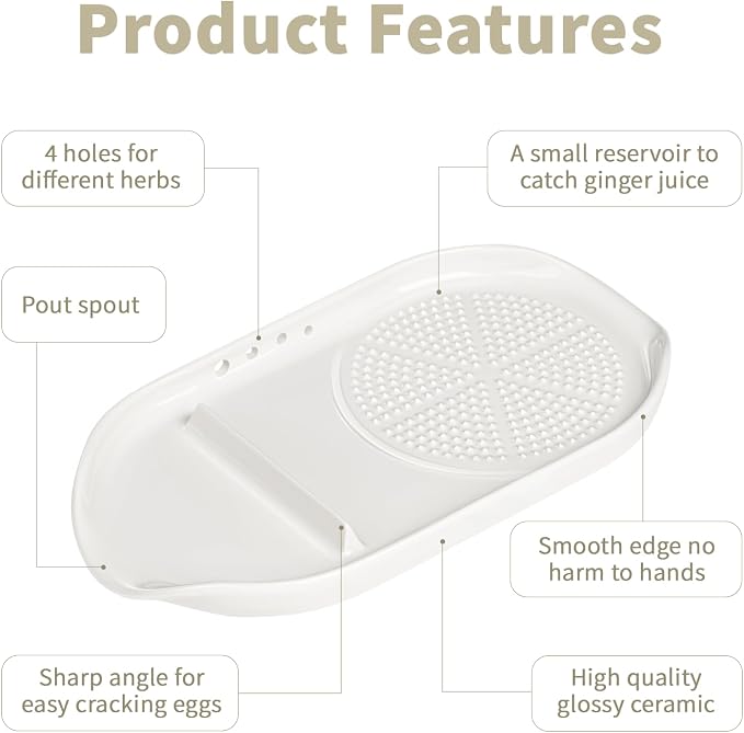 WhiteRhino 4 in 1 Ceramic Garlic Grater - Image 5