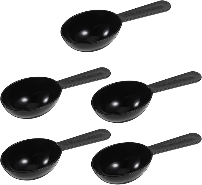 Plastic Coffee Measuring Spoons, 5 Pack Tablespoon Measuring Spoon 7g Short by Sliverdew
