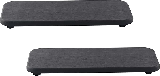 NiuYichee 2 Pcs Water Absorbing Stone Trays, Kitchen/Bathroom Sink Soap Dish by NiuYichee