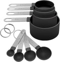 Measuring Cups Set Measuring Spoons Set, Nesting Measure Cups by YQMYXG