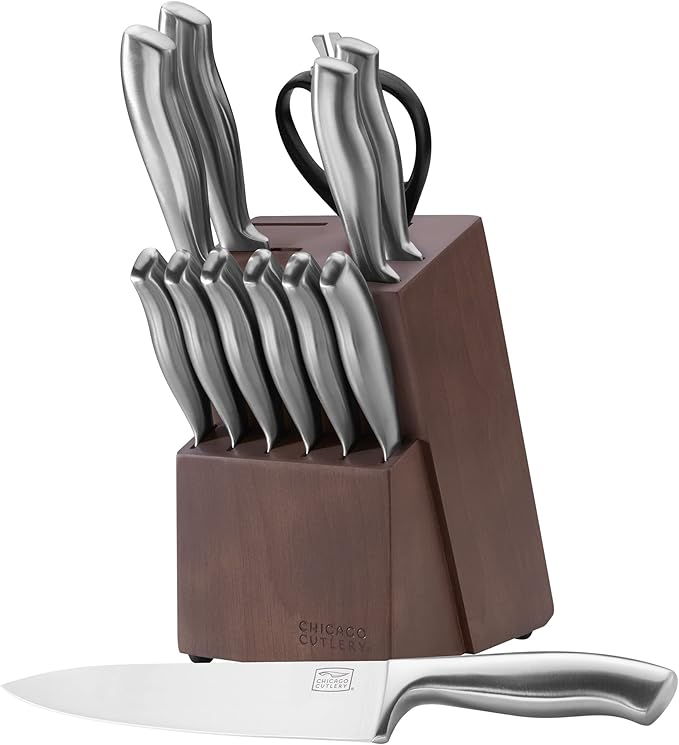 Chicago Cutlery Insignia Kitchen Knife Block Set by Chicago+Cutlery