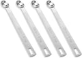 4 PCS 1/8 Teaspoon Single Measuring Spoon, Stainless Steel 1/8 Tsp Small by KALIONE