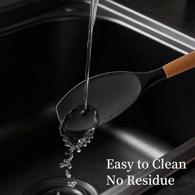 Silicone 10 Pcs Kitchen Cooking Utensils Set, Recycled Materials Certification - Image 5