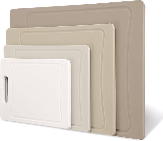 COOK WITH COLOR Non-Slip Cutting Board Set – Kitchen Essentials with Easy Grip - Image 8