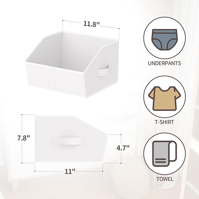 Homsorout Storage Bins for Shelves - Image 2