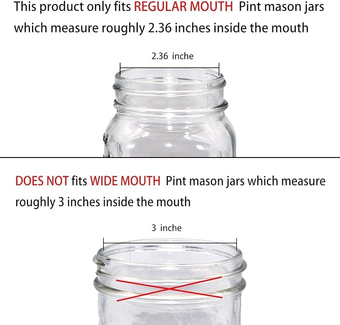 Amolliar Mason Jar Liquid Soap Dispenser Lid, Rust Proof Stainless Steel - Image 4