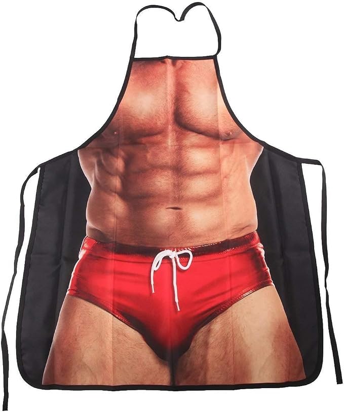 Apron Kitchen Funny Creative Cooking Grilling Baking Party Apron Gift by Unknown