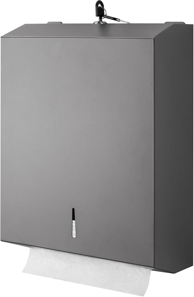 Paper Towel Dispenser Wall Mount Commercial c-fold/Multi-fold/Tri-fold by Gorlary