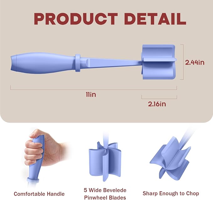 Meat Chopper, Hamburger Grinder, Premium Heat Resistant Smasher - Image 2
